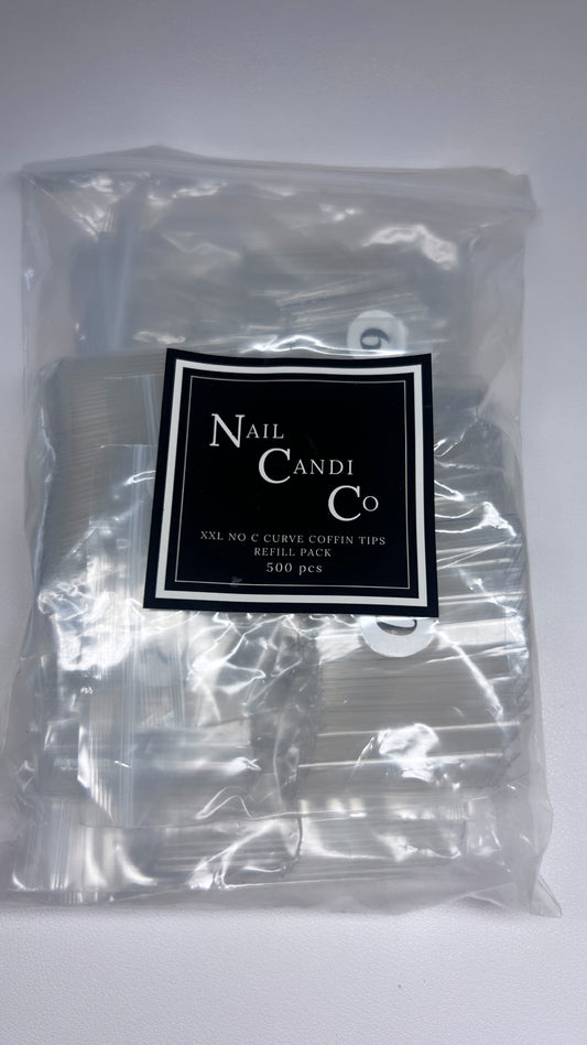 XXL Coffin Tips No C-curve (Full Refill Pack)